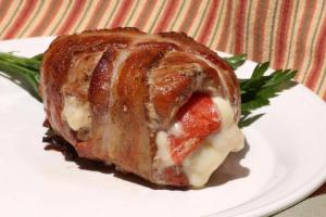 bacon wrapped stuffed pork tenderloin