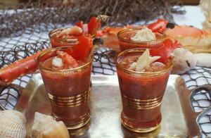 Gazpacho with Crab
