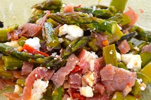 roasted asparagus salad